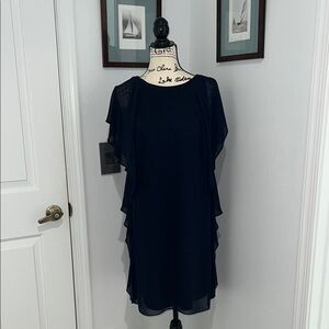 Ralph Lauren Elegant Navy Blue Dress